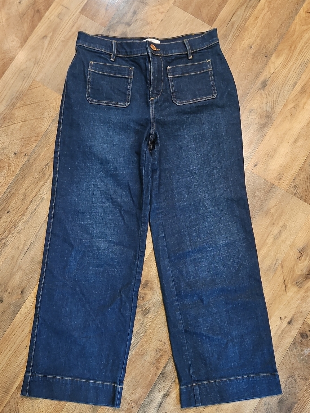 👖LOFT PALMER High Rise Wide Leg Jeans